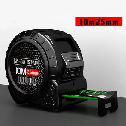 3/5/10M Metric Measuring Tape Self Locking Fluorescent Steel Tape Measure High Precision Wear-Resistant Ruler Measuring Tools