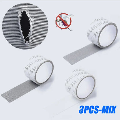 1Ps Easy-To-Apply Waterproof Window Screen Repair Tape – Keep Mosquitoes Out with Our Anti-Insect, Self-Adhesive Mesh Patch