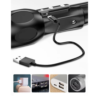 Rechargeable Electric&Manual Duo Screwdriver 3.6V Cordless Mini Power Tool with LED Light for DIY Household