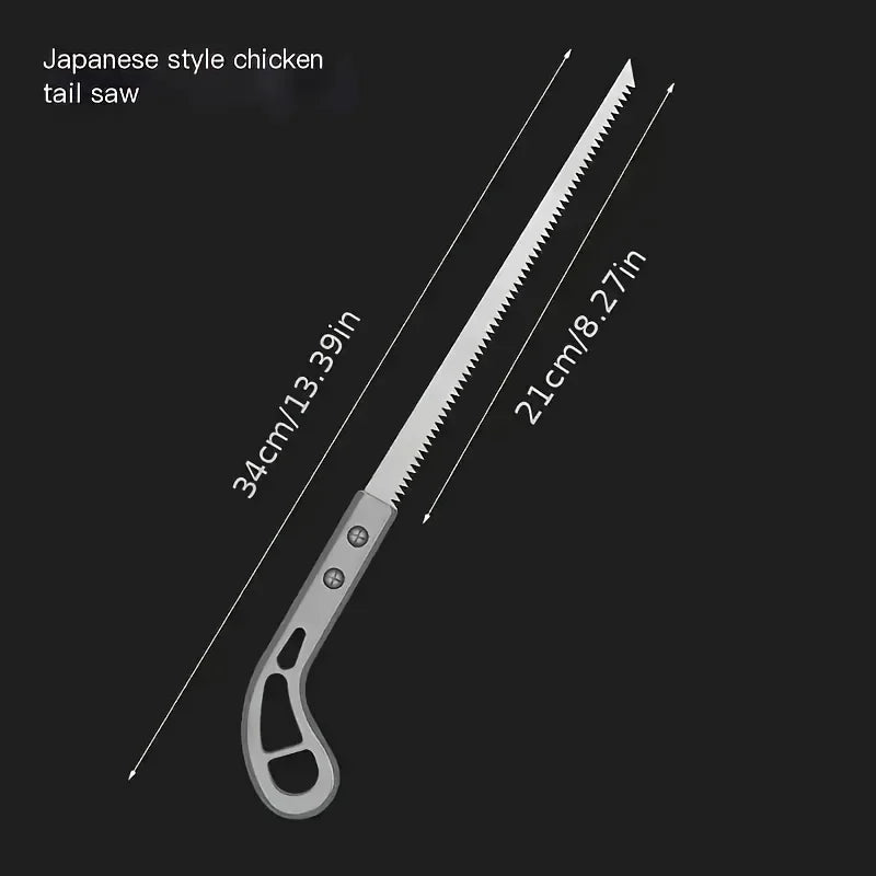 Handsaw Garden Saw SK5 Steel Saw Tools W/ Wooden Handle Woodworking Saw 340Mm Convenient for Wall Panel Bending