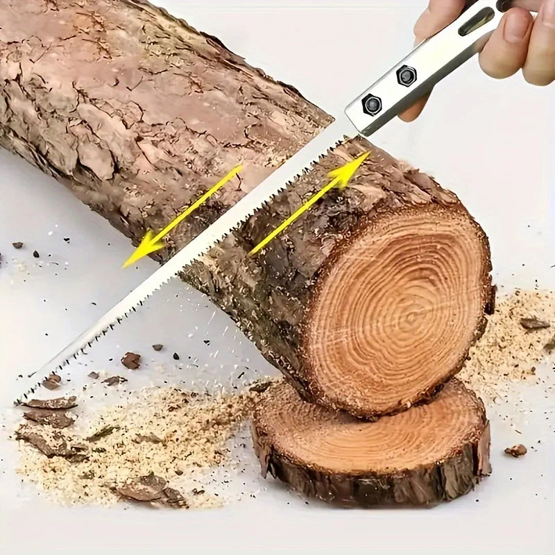 Handsaw Garden Saw SK5 Steel Saw Tools W/ Wooden Handle Woodworking Saw 340Mm Convenient for Wall Panel Bending
