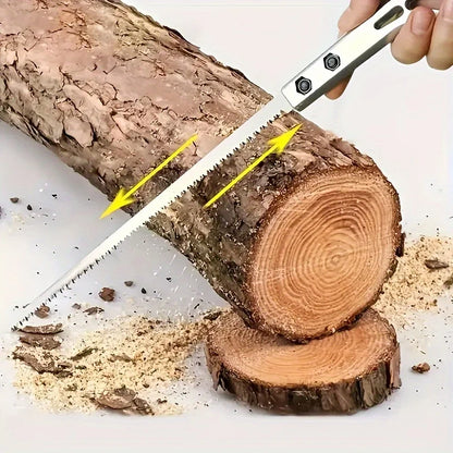 Handsaw Garden Saw SK5 Steel Saw Tools W/ Wooden Handle Woodworking Saw 340Mm Convenient for Wall Panel Bending